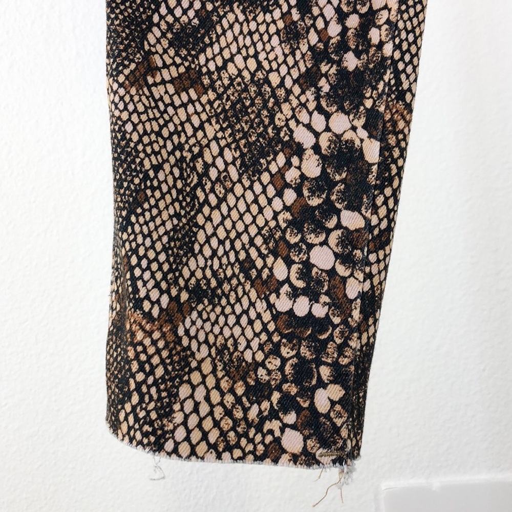 Free People Black Tan High Waist Leggings Jeans - Picture 4 of 11